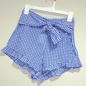 Blue and white summer short